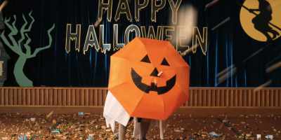 [kids continue screaming, jeering] - Hubie Halloween