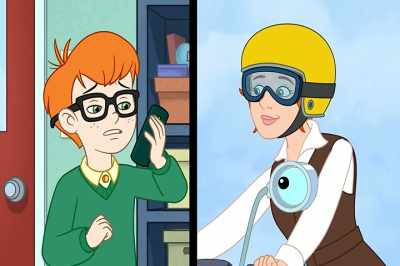 [kids giggle] - The Magic School Bus Rides Again