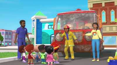Kids, this is firefighter, Daniela. - CoComelon Lane