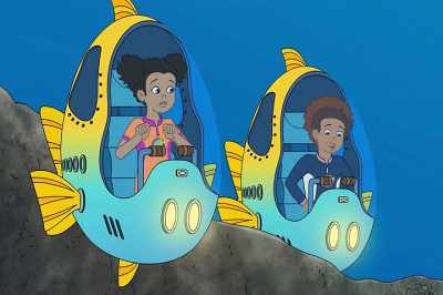 [kids laughing] - The Magic School Bus Rides Again