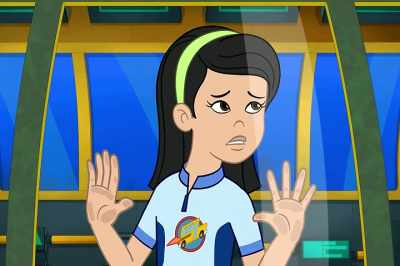 [kids laughing] - The Magic School Bus Rides Again