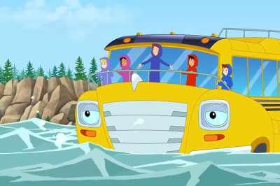 [kids panting] - The Magic School Bus Rides Again