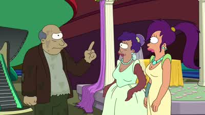 Kif, get us out of here. - Futurama
