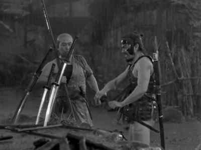 Kikuchiyo, what are you up to? - Seven Samurai