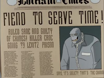 (KILLER CROC GRUNTING) - Batman: The Animated Series