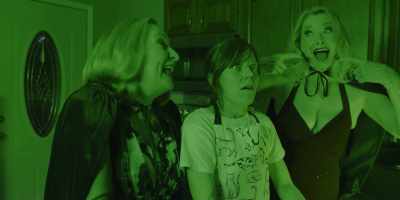 (Kimberly and Angelica laughing) - Night of the Dead Sorority Babes