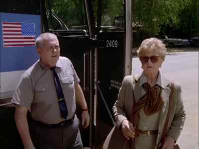 Kinda unusual for
anybody to get off here. - Murder, She Wrote