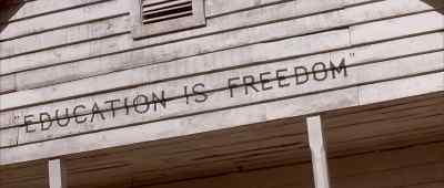 (King David) Education leads to freedom.
Education is freedom. - Posse