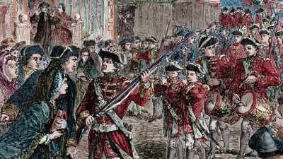 King George Ill ordered
a crackdown - Benjamin Franklin