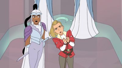King Micah? You're here?
Oh, you look different than your mural. - She-Ra and the Princesses of Power