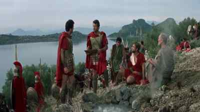 King Xerxes is displeased
with his generals. - The 300 Spartans