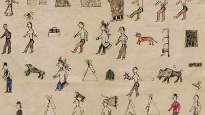 Kiowa calendars noted one year
as the Smallpox Winter. - The American Buffalo