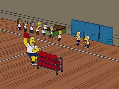 Kiss rubber, loser! - The Simpsons