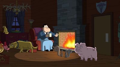Kisses is being prepped for surgery. - American Dad!