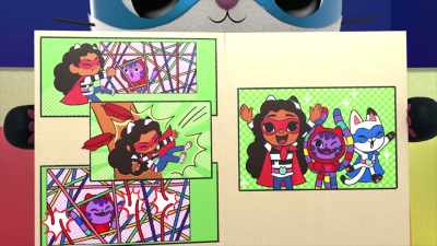 [Kitty Fairy]
Help! Super Gabby! Super Pandy! - Gabby's Dollhouse