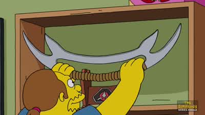 Klingon bat'leth? - The Simpsons