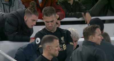 [KLOPP]: Adrian trained for
four days, five days with us. - The End of the Storm