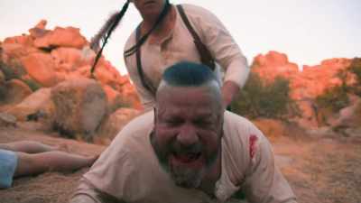 (knife plunges)
(Wyatt screams) - Over The Red River