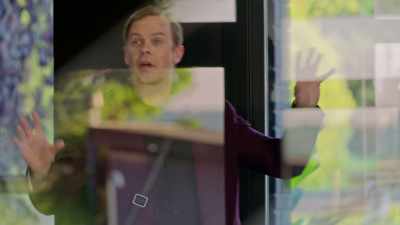 (knock echoes on glass)
... shatterproof glass - Smart Home Killer
