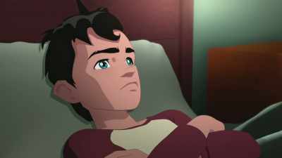 [knock on door] - Batman and Superman: Battle of the Super Sons