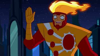 - (KNOCKING)
- (GASPS) - Justice League Action