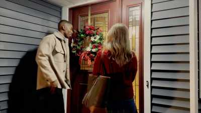 (knocking on door) - A Fireman for Christmas