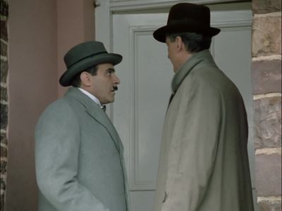 (knocking on door) - Agatha Christie's Poirot