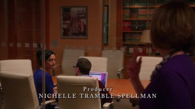 (knocking on glass) - The Good Wife