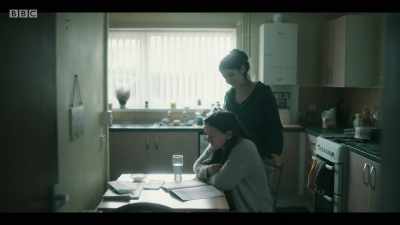 KNOCKS ON DOOR
Why don't you go out the back, Mum? - In My Skin