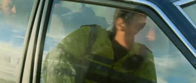 Know why I pulled you over sirWas the music too loudYour left brake light is faulty OhThe old brake lights So called because they're always breakingI'll get that sorted out OfficerCan I see your license sir YupAhYou know what It's in my walletAnd I left - The World's End