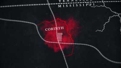 ‐ Knowing that the enemy's
fortifying Corinth - Grant