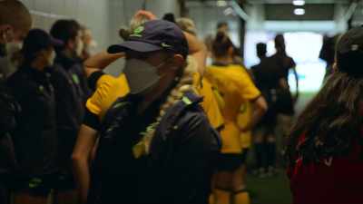 Knowing that there is
thirty-odd thousand in the stands - Matildas: The World at Our Feet