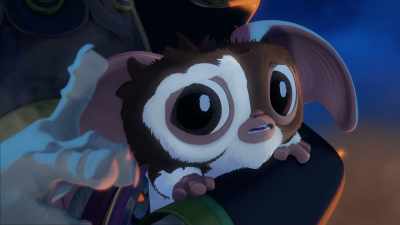 -[knuckles cracking]
-[Gizmo screams] - Gremlins: Secrets of the Mogwai