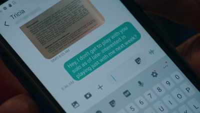 Kor had messaged Tricia
to play trivia with him - The Rehearsal