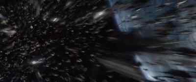 Krall, the ship runs into the nebula. - Star Trek Beyond