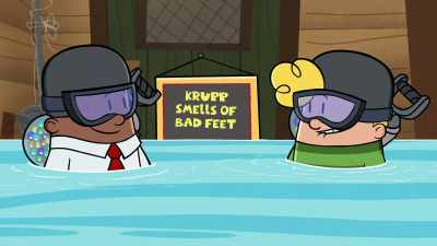 "Krupp smells of bad feet." - The Epic Tales of Captain Underpants