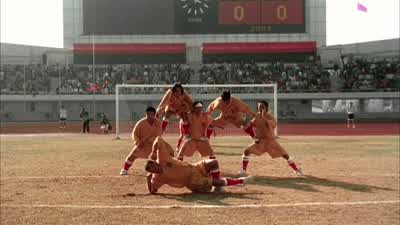 Kung Fu barricade shield! - Shaolin Soccer