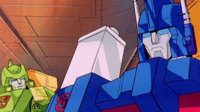 Kup and Hot Rod just bought it - The Transformers: The Movie