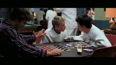 Kurt how many times do I have to tell you manI don't do checkersI'm an UNO guy all rightSo go grab the fucking UNO deck and we'll play OK - Freddy vs  Jason
