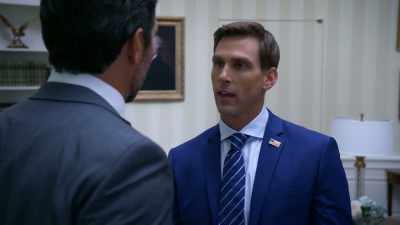 Kyle: Sir, I--sir--
Hunter: Victoria has-- - Tyler Perry's The Oval
