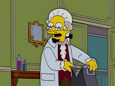 L can tell from here you have too much blood - The Simpsons
