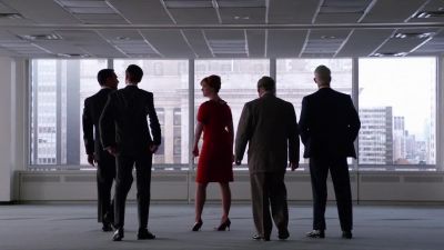 L think this is where the staircase goes. - Mad Men