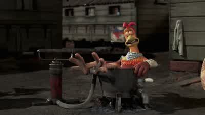 L thought you were going to teach us to fly. - Chicken Run