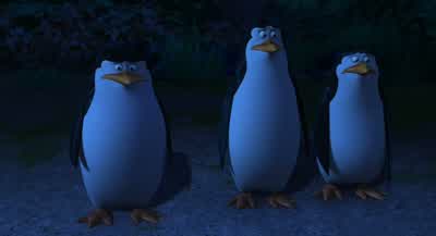La-di, blah, blah, blah, blah. - Penguins of Madagascar