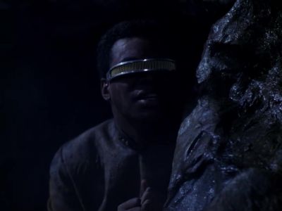 LA FORGE:
A stationary neutrino source. - Star Trek: The Next Generation