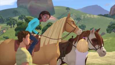 ♪ La, la, la, la, la, la, la ♪ - Spirit: Riding Free