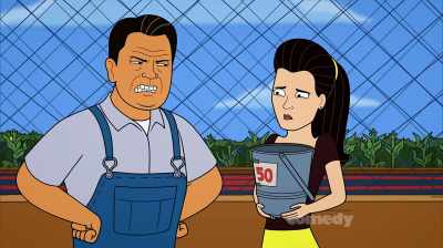 Lacey! I'm shutting down your
Nigerian email shell game con! - Corner Gas Animated