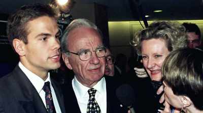 Lachlan really takes
to it. He's in his element. - The Murdochs: Empire of Influence