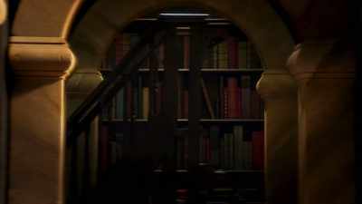 - [Ladder creaks] - The Bureau of Magical Things