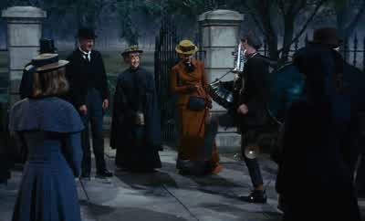 All right ladies and gentsComical poems suitable for the occasionextemporised and thought up before your very eyesAll right here we goRoom here for everyone Gather aroundThe constable's responstableNow how does that soundHmmHello Miss Lark I got one for - Mary Poppins